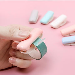 Macaroon Tape Cutter DIY Split Tape for Office School