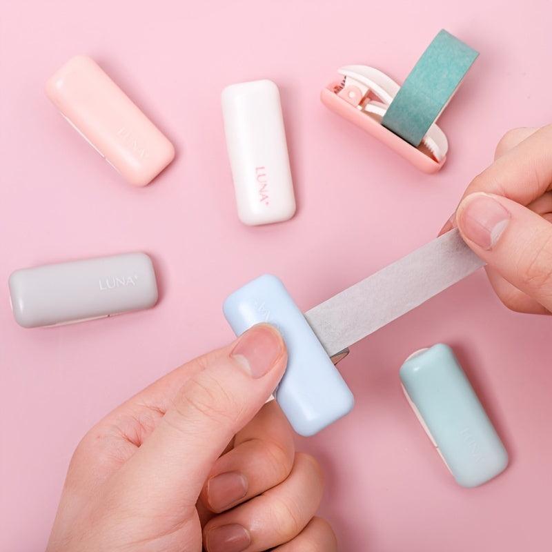 Macaroon Tape Cutter DIY Split Tape for Office School