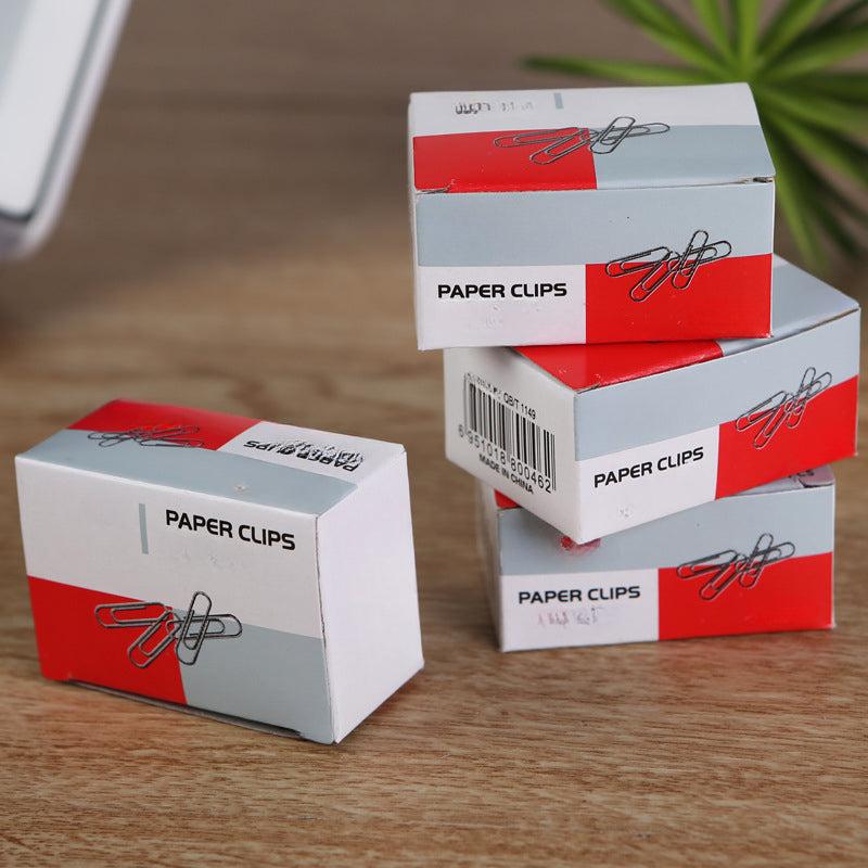 Nickel-plated Paper Clips, Box of 100, Stationery Supplies