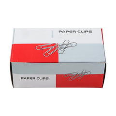 Nickel-plated Paper Clips, Box of 100, Stationery Supplies