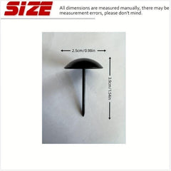 100pcs 25-39mm Large Thumb Tacks Round for Bulletin Boards Poster Hanging