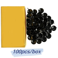 100pcs 25-39mm Large Thumb Tacks Round for Bulletin Boards Poster Hanging