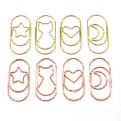 Love Heart Clip Metal Bookmark Pin for Students