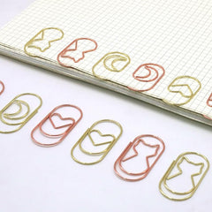 Love Heart Clip Metal Bookmark Pin for Students