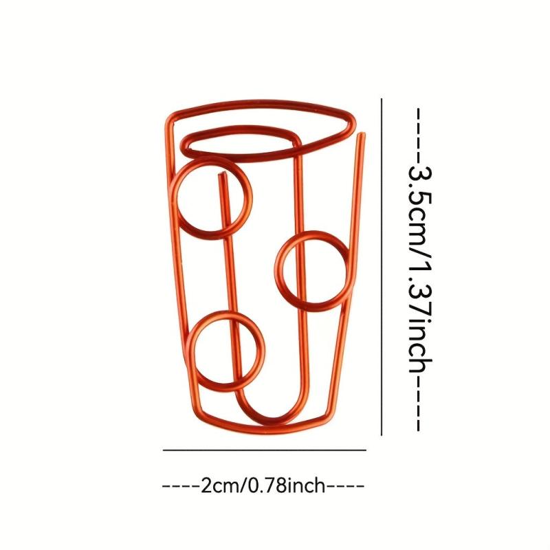 5pcs Bubble Cup Paper Clip Easter Label Clip