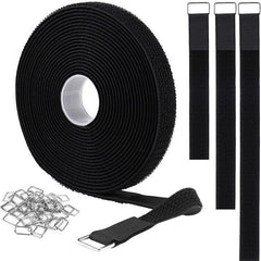 Adjustable Fastening Cable Strap with 25 Metal Buckles - 54cmx16'