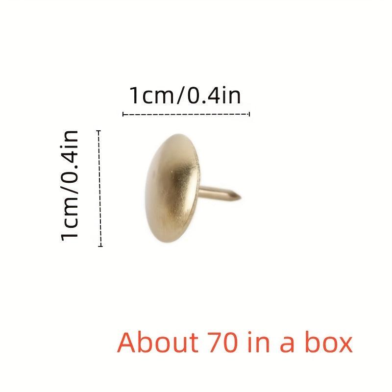 Thumbtacks Golden Nickel School Supplies