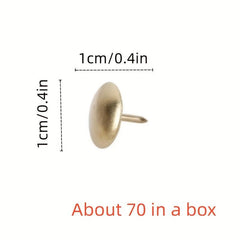 Thumbtacks Golden Nickel School Supplies