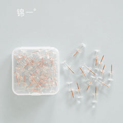 60pcs Thumbnails Picture Boards Wall Nails Office Supplies