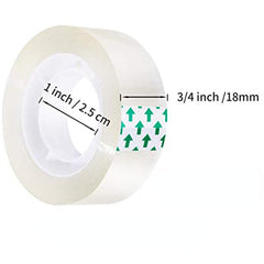 Mini Transparent Tape Student Stationery 12 18mm