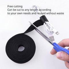 12rolls Colorful Hook And Loop Fastener Cable Organizer Strap