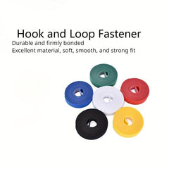 12rolls Colorful Hook And Loop Fastener Cable Organizer Strap