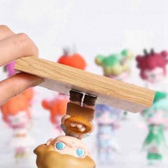 60pcs Transparent Glue Self Adhesive Fastener Tape For Blind Box Foot