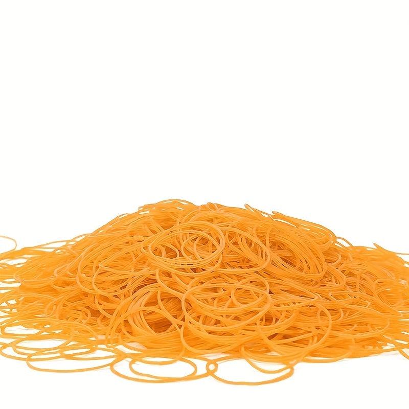 200 Yellow Rubber Bands 2.51cm Diameter - School, Office, Home Use