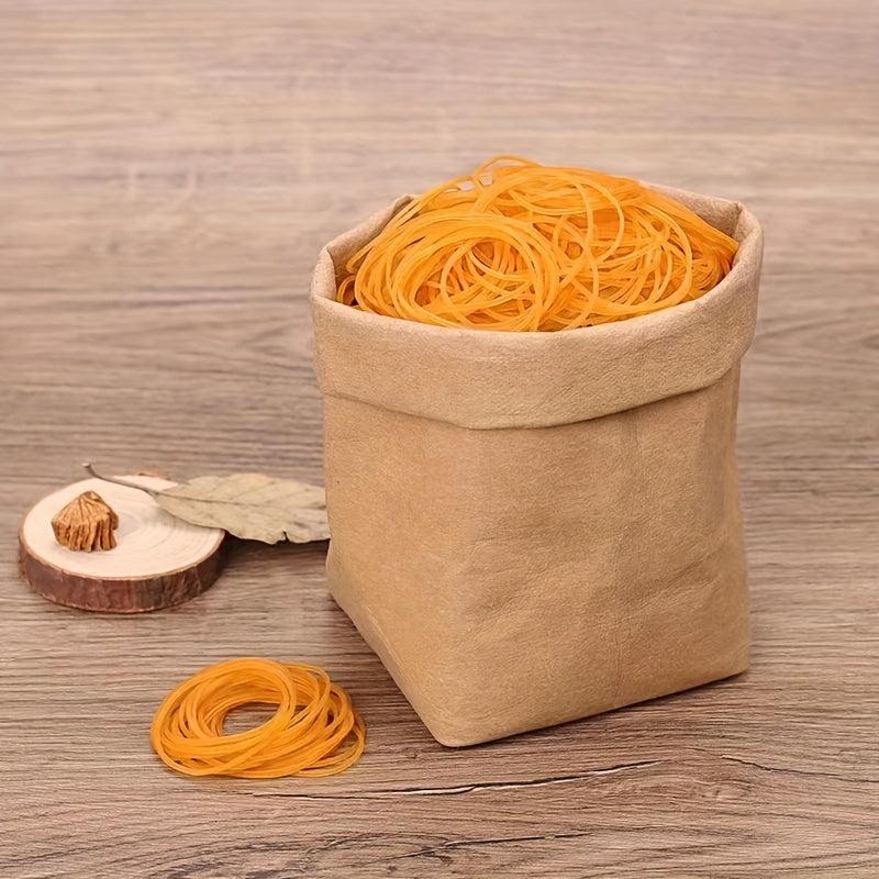 200 Yellow Rubber Bands 2.51cm Diameter - School, Office, Home Use