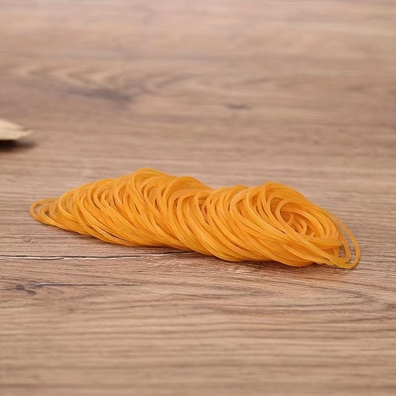 200 Yellow Rubber Bands 2.51cm Diameter - School, Office, Home Use