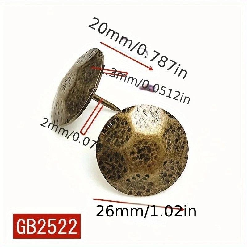10pcs Antique Sofa Wooden Box Nail Door Nail Furniture Pattern
