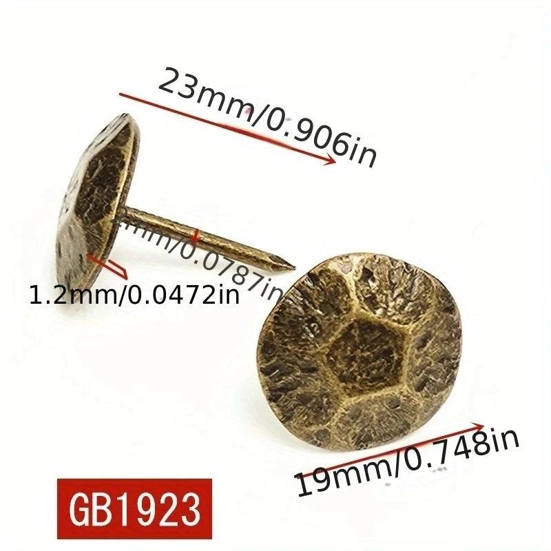 10pcs Antique Sofa Wooden Box Nail Door Nail Furniture Pattern