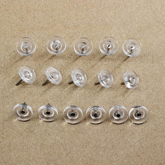 220 Pcs Round Head Nails Decoration Nickel Plated Flat Head Na