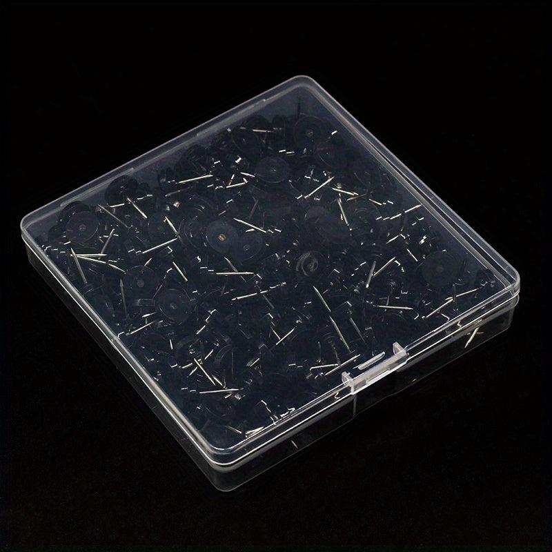 220 Pcs Round Head Nails Decoration Nickel Plated Flat Head Na