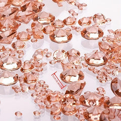 4000pcs Rose Gold Diamond Acrylic Rhinestone Table Confetti