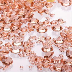 4000pcs Rose Gold Diamond Acrylic Rhinestone Table Confetti