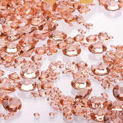 4000pcs Rose Gold Diamond Acrylic Rhinestone Table Confetti