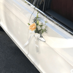 50pcs Bag Satin Ribbon Butterfly Wedding Car Decoration