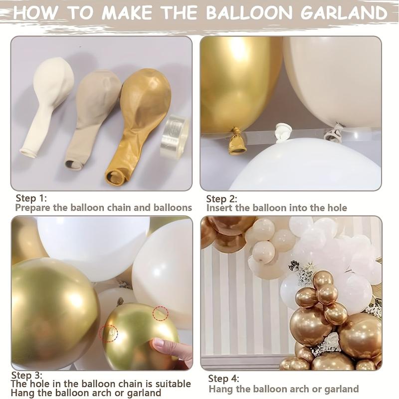 Retro Sand Skin Golden Latex Balloon for Parties & Events