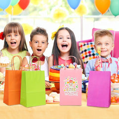 Rainbow Party Gift Bags for Various Occasions - 100pcs