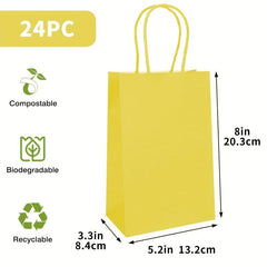 Rainbow Party Gift Bags for Various Occasions - 100pcs