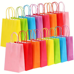 Rainbow Party Gift Bags for Various Occasions - 100pcs