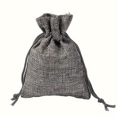 50pcs Linen Bags Wedding Christmas Sachet Drawstring Mag Storage