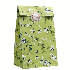 12pcs Floral Food Bag for Weddings Birthdays Parties Decorative Gift Bag