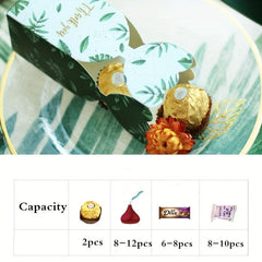 Eid Mubarak Candy Box Palm Leaves Baby Shower Packaging