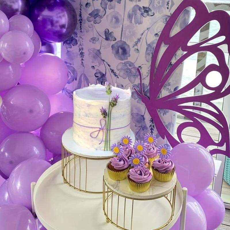 50pcs Lavender Purple Party Balloons Set for Birthday Baby Shower