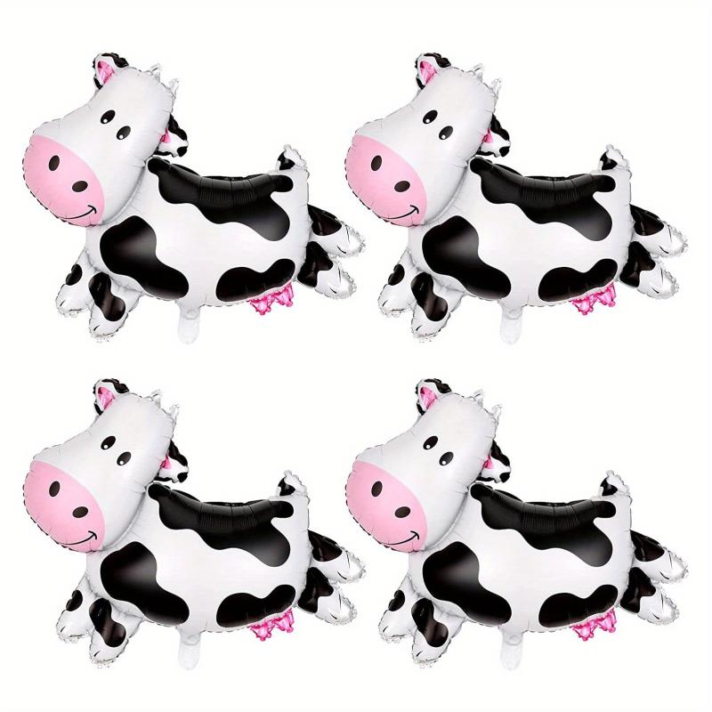 4pcs Cow Balloons Farm Animal Theme Party Decorations