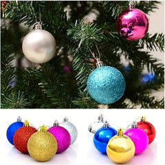 12pcs Christmas Ball Decoration Hanging Balls Holiday Wedding Party Decoration