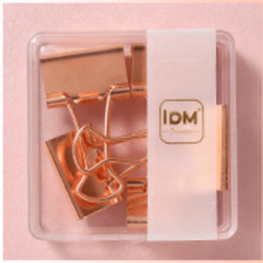5pcs 25mm Rose Plated Metal Tail Clip Swallowtail Clip