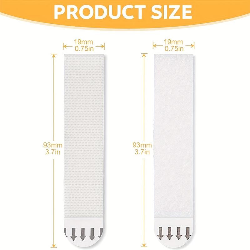 4 Pairs Removable Frame Glue No Glue Magic Button Hook And Loop Fastener