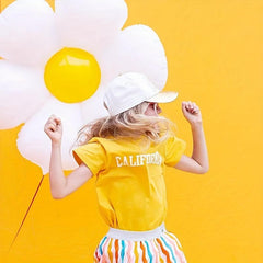 5pcs Daisy Aluminum Film Balloon Summer Party Decoration