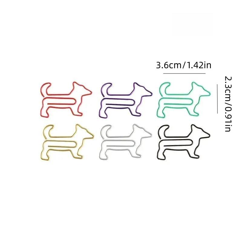 30pcs Animal Metal Paper Clips for Office School Stationery