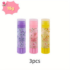 3pcs Jelly Crush Transparent Glue Sticks 8g 15g High Viscosity PVP