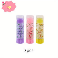 3pcs Jelly Crush Transparent Glue Sticks 8g 15g High Viscosity PVP