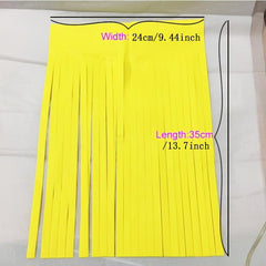 20pcs DIY Paper Tassels Party Tassel Garland Banner for Party Decorations