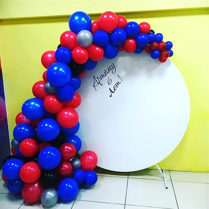 Red Balloon Arch Garland Kit Matte Red And Royal Latex Balloon Kit