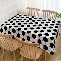 2pcs Waterproof Football Tablecloth for Party Decorations