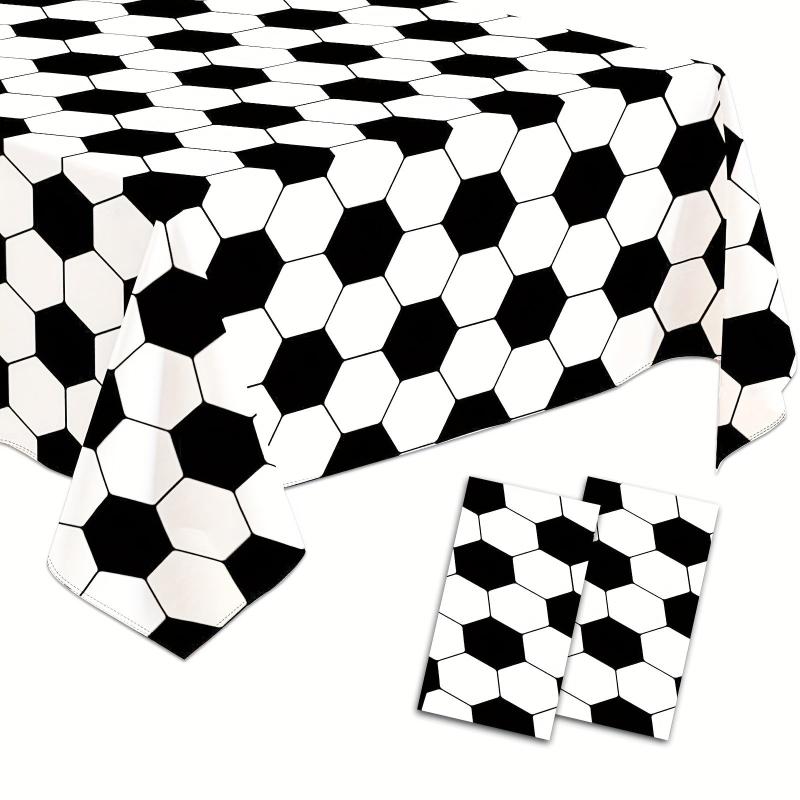 2pcs Waterproof Football Tablecloth for Party Decorations