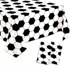 2pcs Waterproof Football Tablecloth for Party Decorations