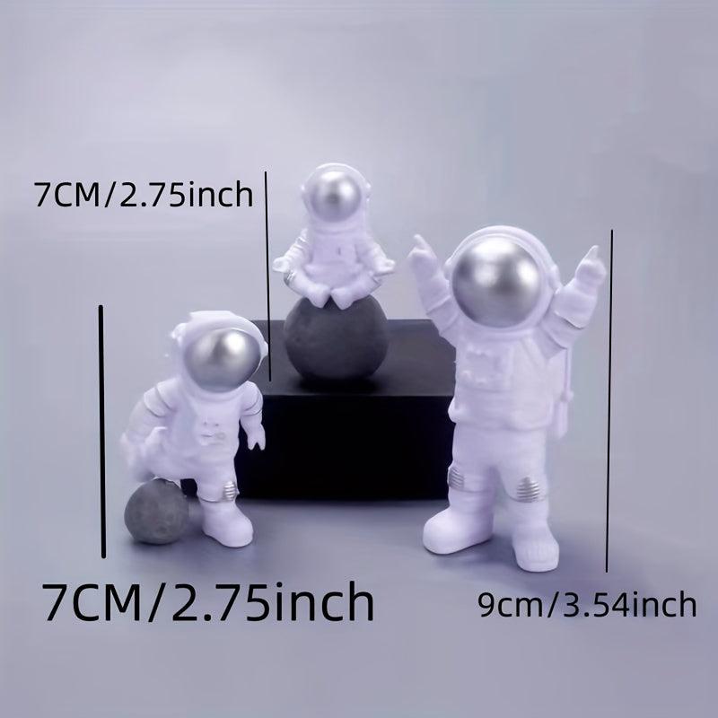 Space Series Cake Decorations Astronaut Rocket Cupcake Toppers